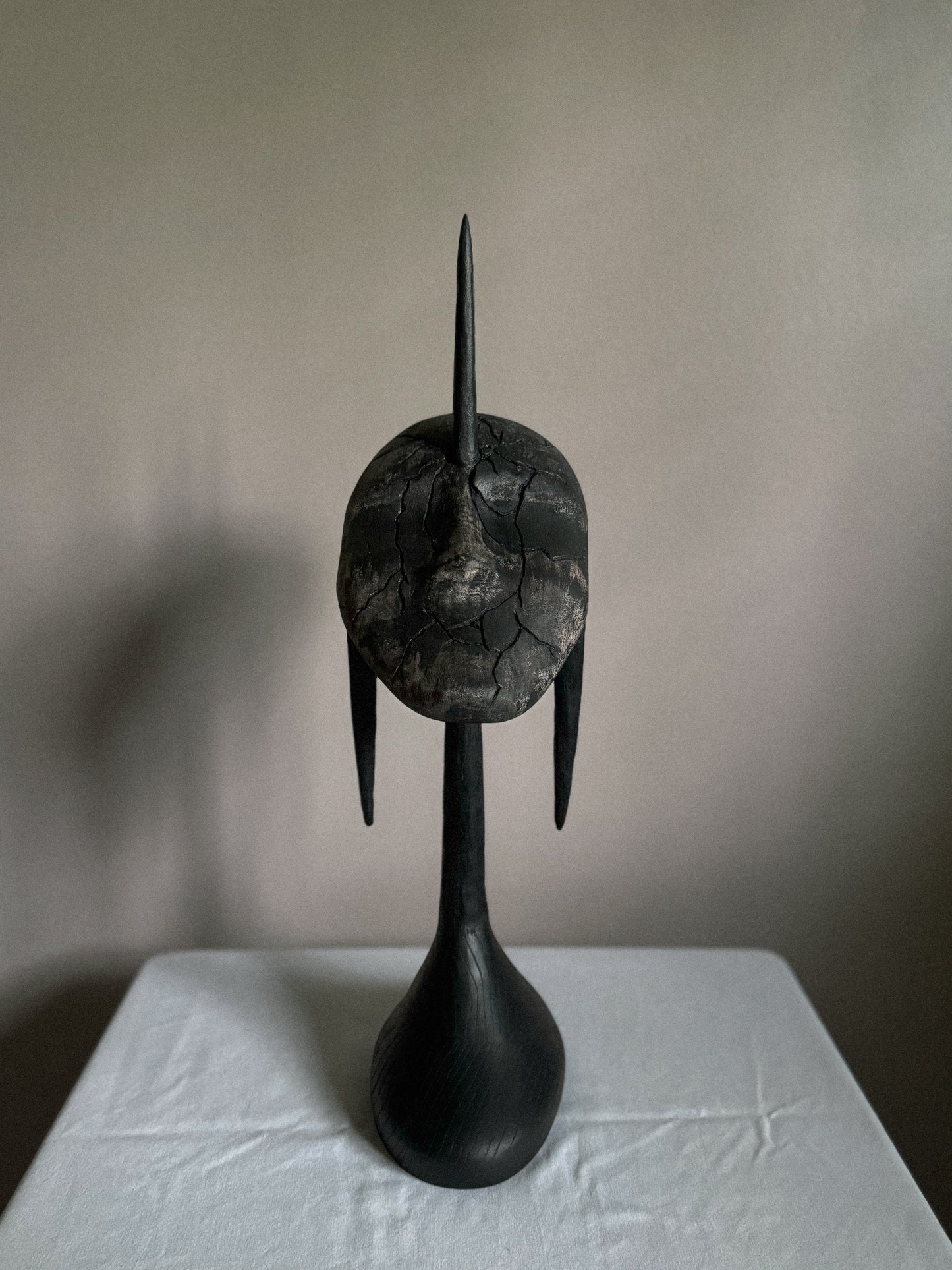 “Consume” Wood Sculpture