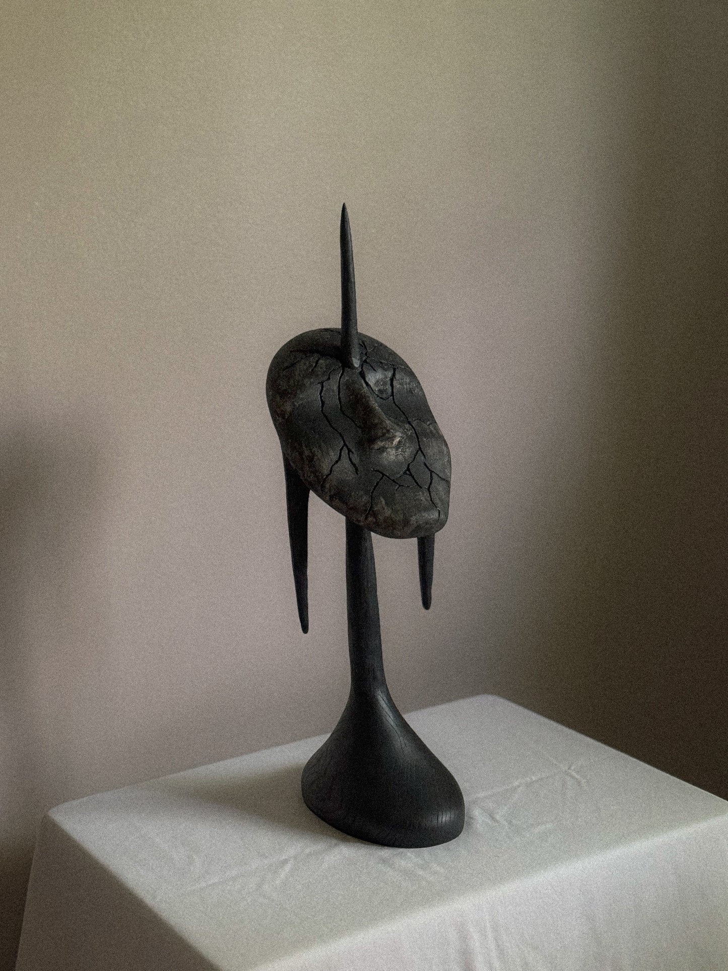 “Consume” Wood Sculpture